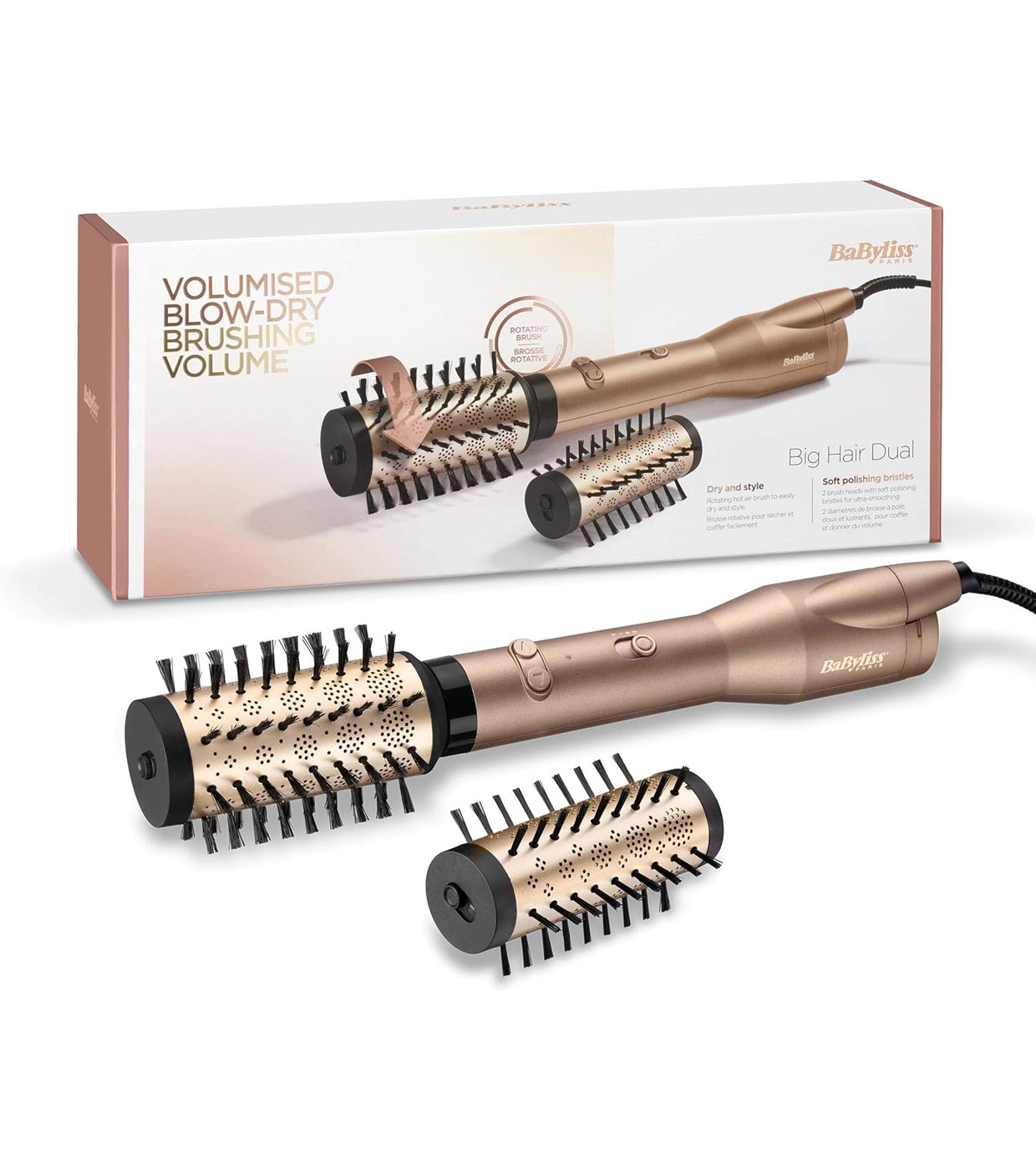 Cepillo moldeador 5 en 1 con 5 cabezales intercambiables para cabello /  80446 / xr-8081 / yx-818 – Joinet