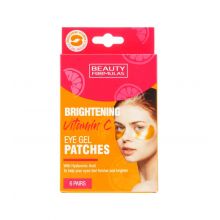 Beauty Formulas - *Brightening Vitamin C* - Parches de gel con ácido hialurónico para contorno de ojos