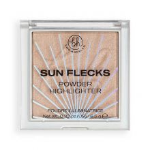 BH Cosmetics - Iluminador en polvo Sun Flecks Highlight - Sun Chaser