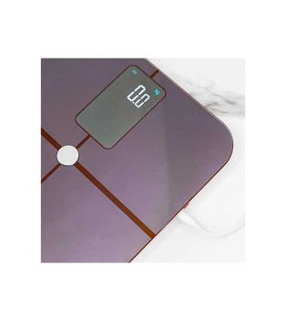 Cecotec - Báscula de baño Surface Precision 10400 Smart Healthy Vision - Granate