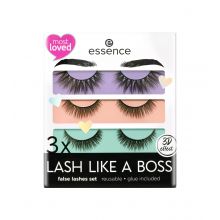 essence - Set de pestañas postizas 3 x Lash Like A Boss - 01: My most loved lashes