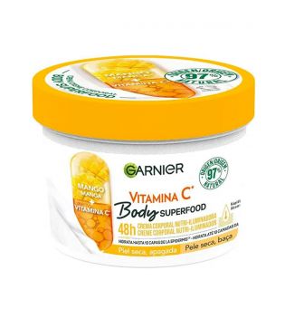 Garnier - Crema corporal nutri-iluminadora Body Superfood - Mango: Piel seca, apagada