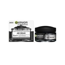 Garnier - Crema hidratante matificante con AHA + BHA + Carbón Pure Active - Piel con tendencia acneica