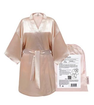 GLOV - Bata satén Kimono Style - Champán