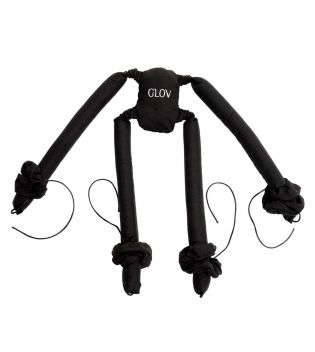 GLOV - Set para rizar el pelo sin calor Cool Curl Spider - Black