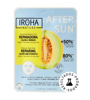 Iroha Nature - Mascarilla facial After Sun+ - Reparadora: calma e hidrata