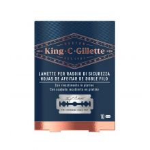 King C. Gillette - Cuchillas de afeitar de doble filo