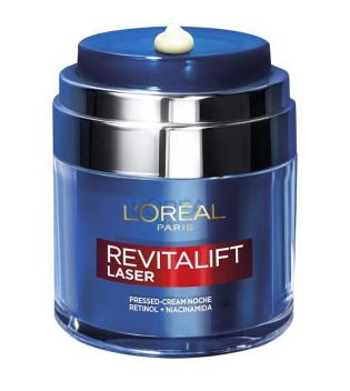 Loreal Paris - Crema de noche Revitalift Laser Pressed-Cream Retinol + Niacinamida