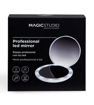 Magic Studio - Espejo con luz LED 5 aumentos