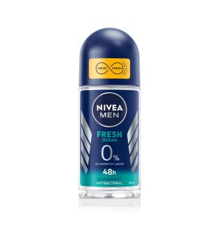 Nivea Men - Desodorante roll on sin aluminio Fresh Ocean