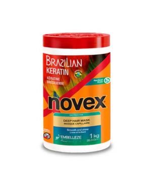 Novex - *Brazilian Keratin* -  Mascarilla capilar 1 kg - Cabello extremadamente dañado y quebradizo