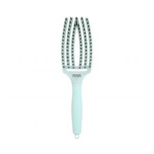 Olivia Garden - *It's a 90's Party* - Cepillo para cabello Fingerbrush Medium - Frizzy Mint