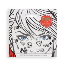 Revolution - *DC Poison Ivy & Harley Quinn* - Stickers adhesivos para rostro