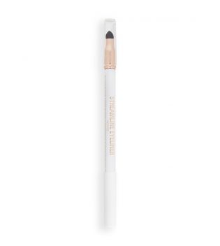 Revolution - Delineador de ojos Streamline Waterline Eyeliner Pencil - White