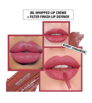 Revolution - Perfilador de labios IRL Filter Finish Lip Definer - Burnt Cinnamon
