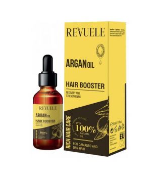 Revuele - Aceite capilar fortalecedor Argan Oil - Cabello dañado y seco