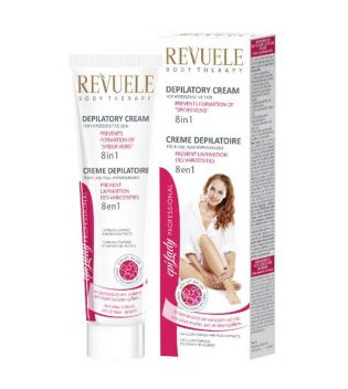 Revuele - Crema depilatoria para pieles sensibles 8 en 1