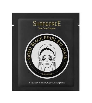 Shangpree - Parches para el contorno de ojos Gold Black Pearl