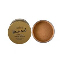 Technic Cosmetics - Base de maquillaje en polvo Mineral Powder Foundation - Honey