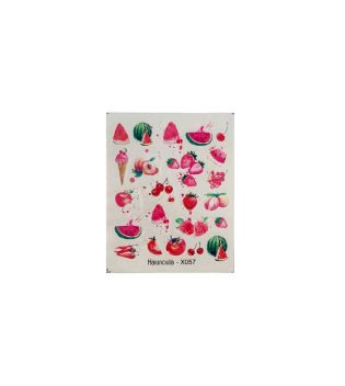 Varios - Pegatinas para decoración de uñas - Summer and fruit